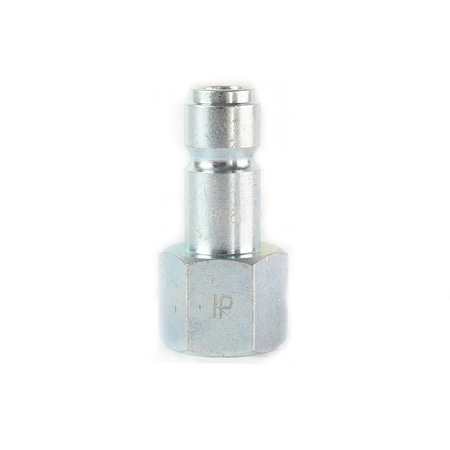 Interstate Pneumatics 1/2 Inch Auto Coupler Plug x 1/2 Inch Female NPT (Silver Color) CPA880Z